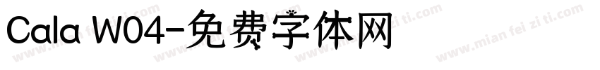 Cala W04字体转换